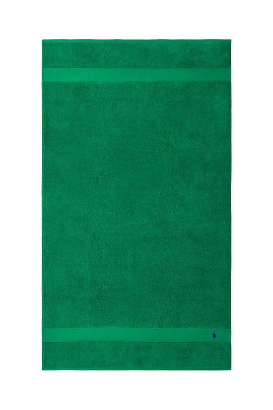 Βαμβακερή πετσέτα Ralph Lauren Polo Player Billiard 90 x 160 cm πράσινο 1042927