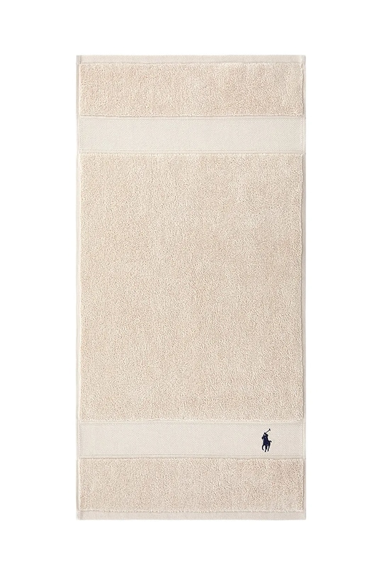Ralph Lauren prosop din bumbac Polo Player Pale Oak 40 x 75 cm bej 1042896