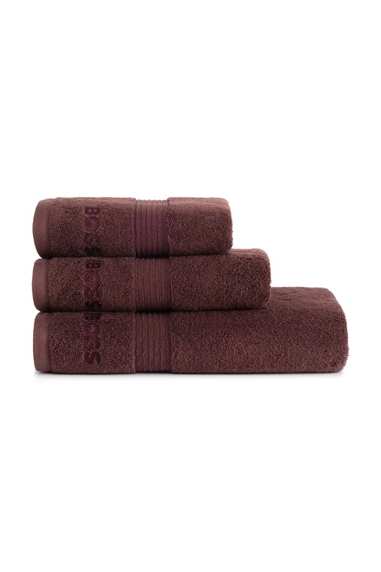Bavlněný ručník BOSS LOFT Brownie 70 x 140 cm 1058375 burgundské AA00
