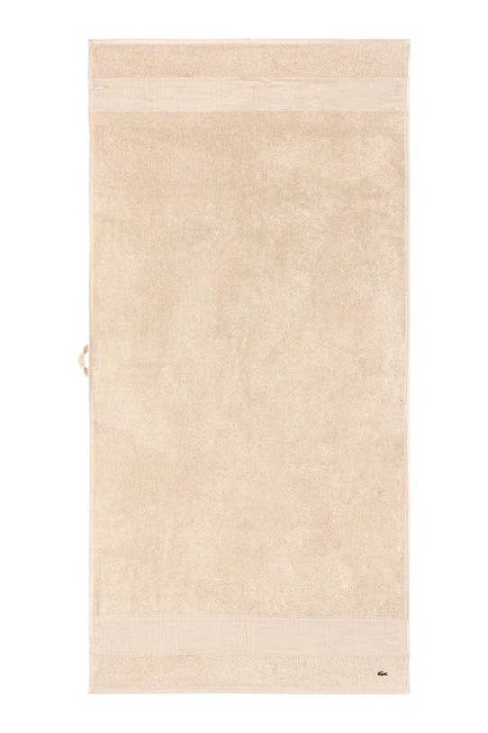Lacoste ręcznik bawełniany L LECROCO Cappuccino 70 x 140 cm beżowy 1059324