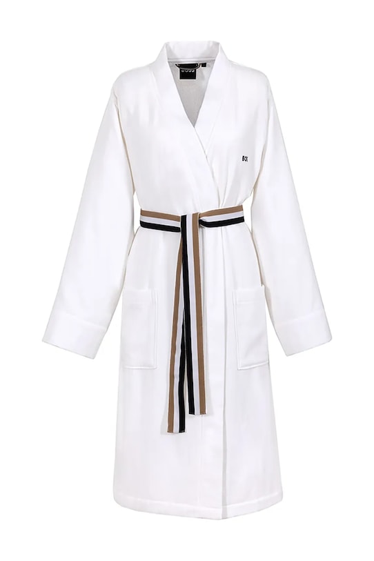 BOSS szlafrok bawełniany BLINEA White L biały 1041245