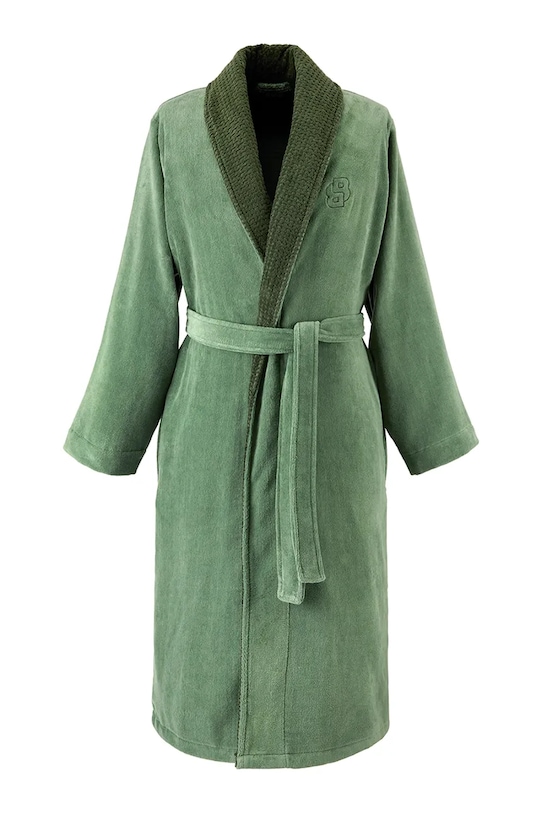 BOSS szlafrok bawełniany DOUBLEB Cypres XL zielony 1043706