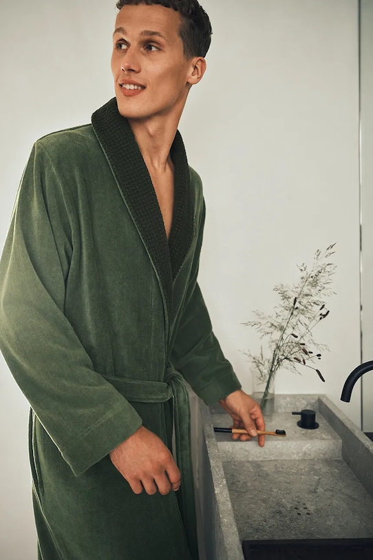 BOSS szlafrok bawełniany DOUBLEB Cypres XL 1043706