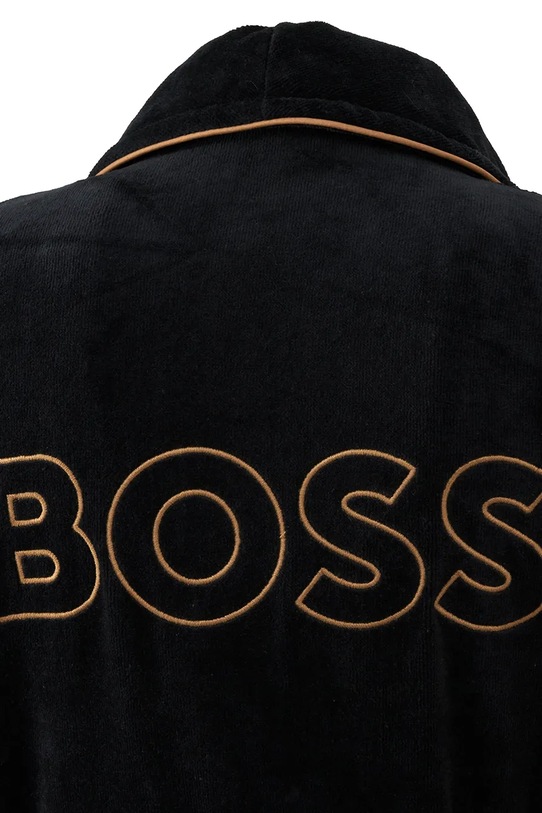 Koupelna Bavlněný župan BOSS TIAGO Black L 1031401 černá