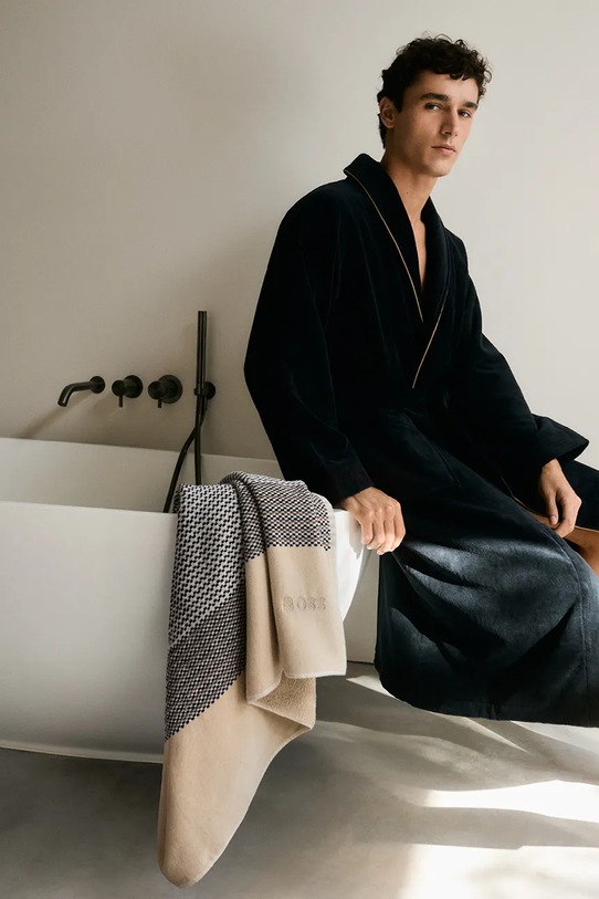 BOSS szlafrok bawełniany TIAGO Black XL czarny 1031402