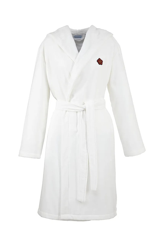 Kenzo szlafrok bawełniany KBOKE Blanc M biały 1032209