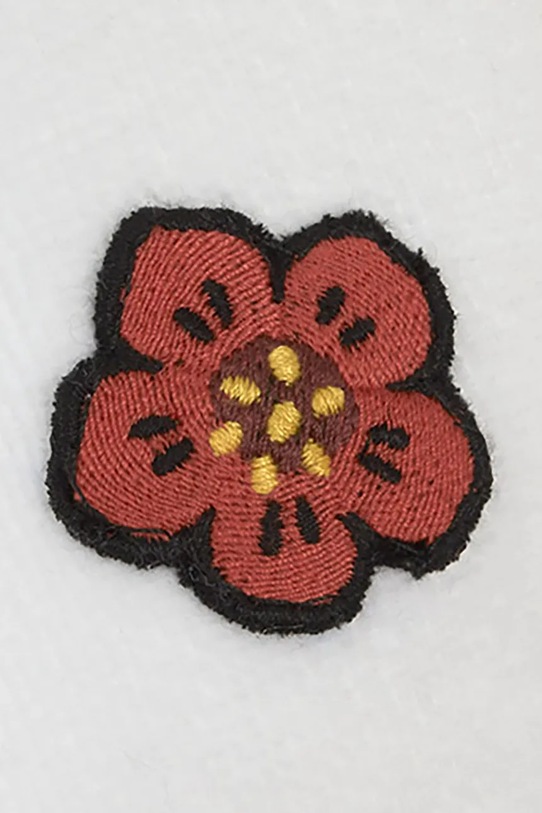 Kenzo szlafrok bawełniany KBOKE Blanc S 1032208 biały