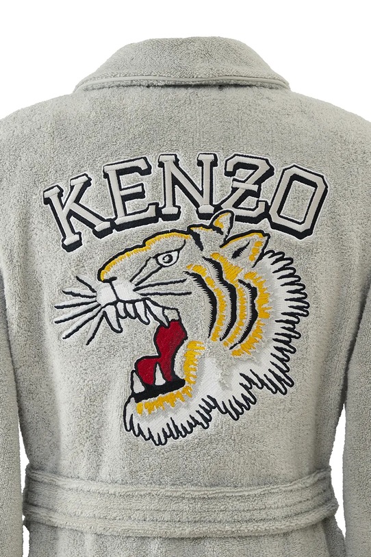 Βαμβακερό μπουρνούζι Kenzo KVTIGER Grey L γκρί 1038785
