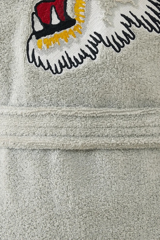 Kenzo szlafrok bawełniany KVTIGER Grey L 1038785