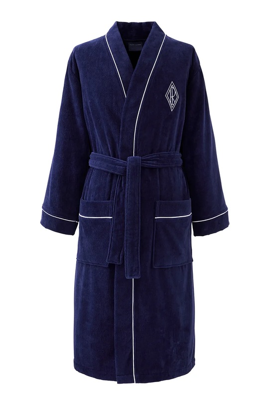 Bavlněný župan Ralph Lauren PARKROW Navy L námořnická modř 1036183