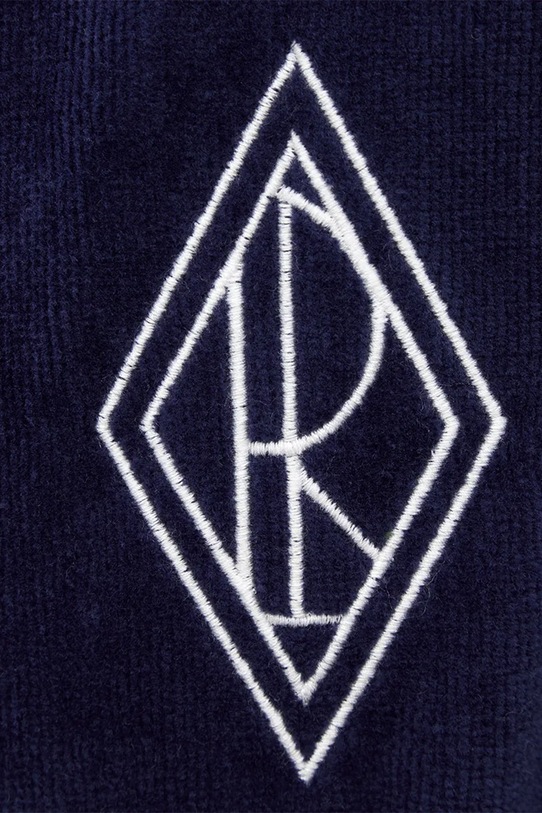Bavlněný župan Ralph Lauren PARKROW Navy M 1036182 námořnická modř