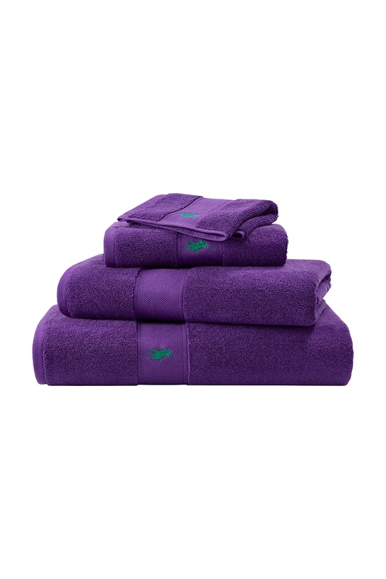 Velký bavlněný ručník Ralph Lauren POLOPLAY Chalet 70 x 140 cm 1042888 fialová AA00
