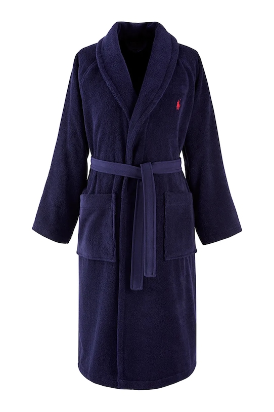 Ralph Lauren szlafrok bawełniany POLOPLAY Newport L granatowy 1042013