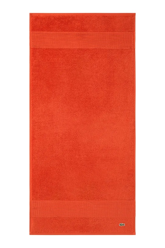 Lacoste średni ręcznik bawełniany L LECROCO Glaieul 50 x 100 cm pomarańczowy 972207