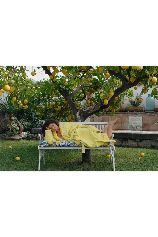 Bongusta szlafrok bawełniany Naram S/M BON45.002 żółty