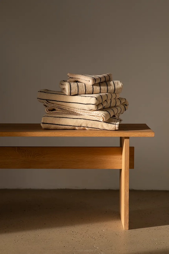 Łazienka Bongusta duży ręcznik bawełniany Naram 100 x 150 cm BON32.003 beżowy