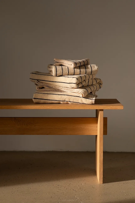 Łazienka Bongusta duży ręcznik bawełniany Naram 100 x 150 cm BON32.003 beżowy