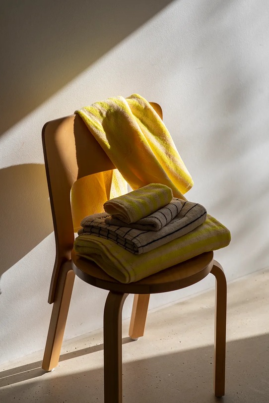 Bongusta duży ręcznik bawełniany Naram 100 x 150 cm żółty BON32.005