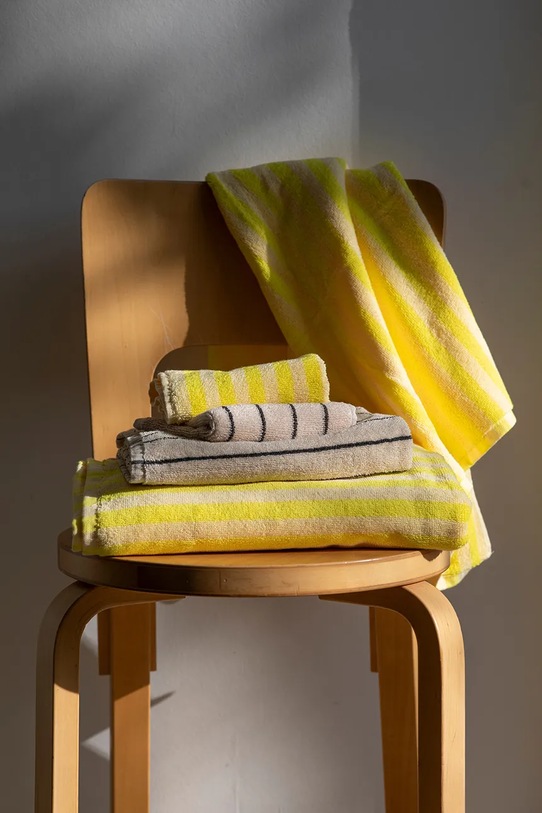 Bongusta średni ręcznik bawełniany Naram 70 x 140 cm żółty BON12.003