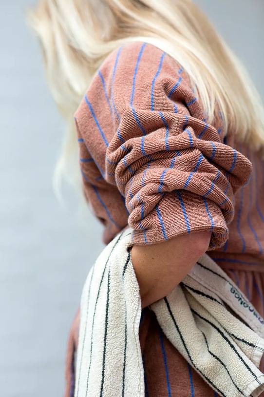 Łazienka Bongusta szlafrok bawełniany Naram S/M BON31.002 brązowy