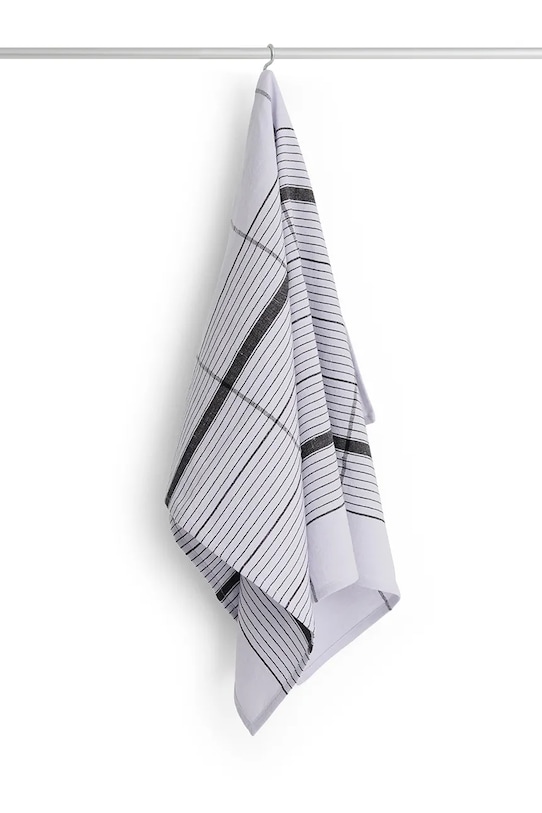 HAY panno da cucina con lino Linear 52 x 80 cm violetto AE746.E494.AB78