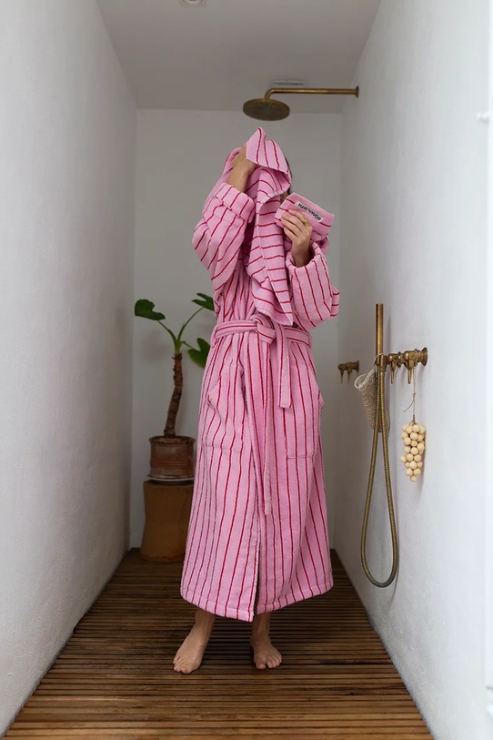 Bongusta szlafrok bawełniany Naram L/XL BON30.5715648000019 różowy AA00