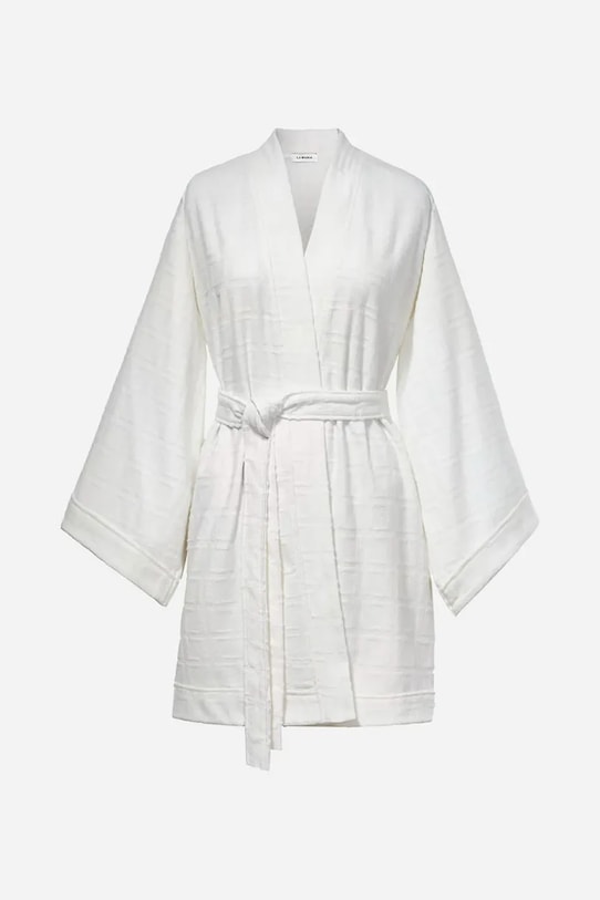 La Mania szlafrok z wiskozą Mono Mania 93 x 62 cm biały 5905549412565