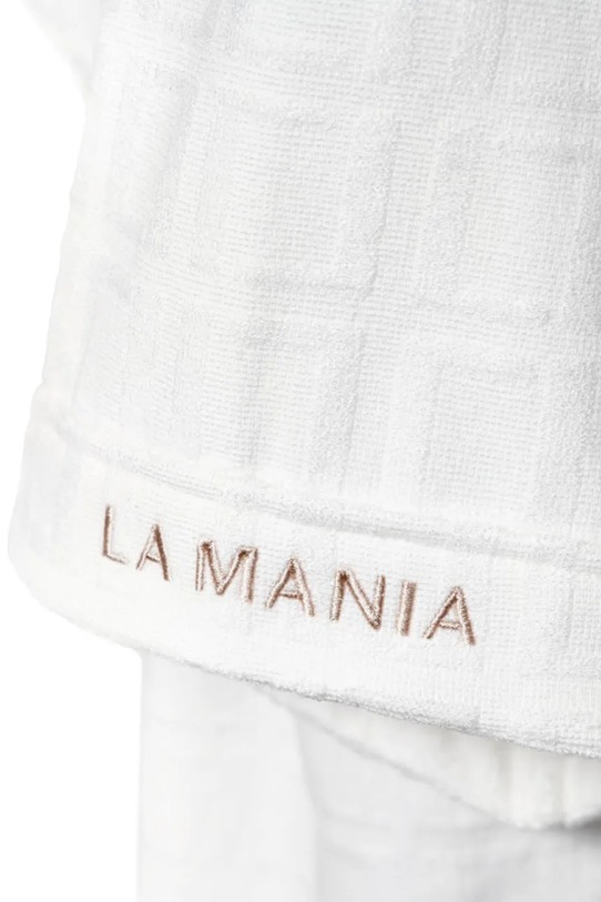 La Mania szlafrok z wiskozą Mono Mania 93 x 62 cm 5905549412565 biały