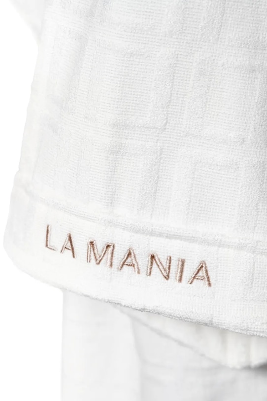 La Mania szlafrok z wiskozą Mono Mania 93 x 62 cm 5905549412565 biały