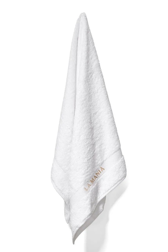 La Mania mały ręcznik bawełniany Premium 50 x 90 cm biały 5905090150282