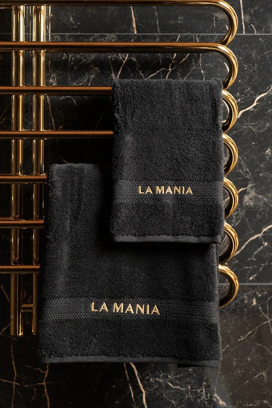 Łazienka La Mania ręcznik bawełniany Premium 70 x 140 cm 5905090150275 czarny