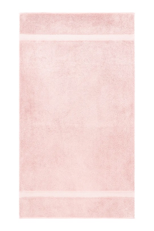 Yves Delorme duży ręcznik z bawełną ETOILE Petale 92 x 160 cm różowy 1068538