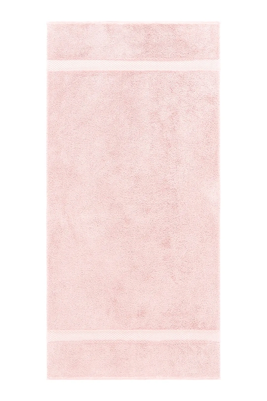 Yves Delorme średni ręcznik z bawełną ETOILE Petale 70 x 140 cm różowy 1068541