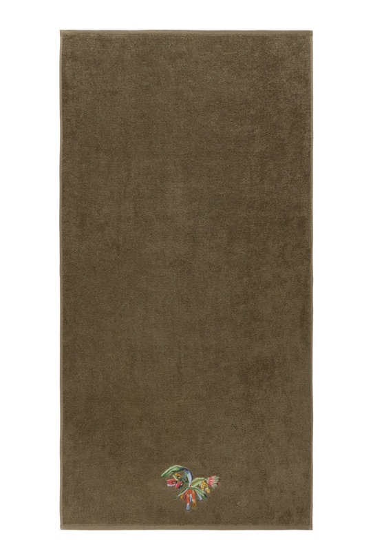 Yves Delorme közepes pamut törölköző EZE 70 x 140 cm zöld 1063063