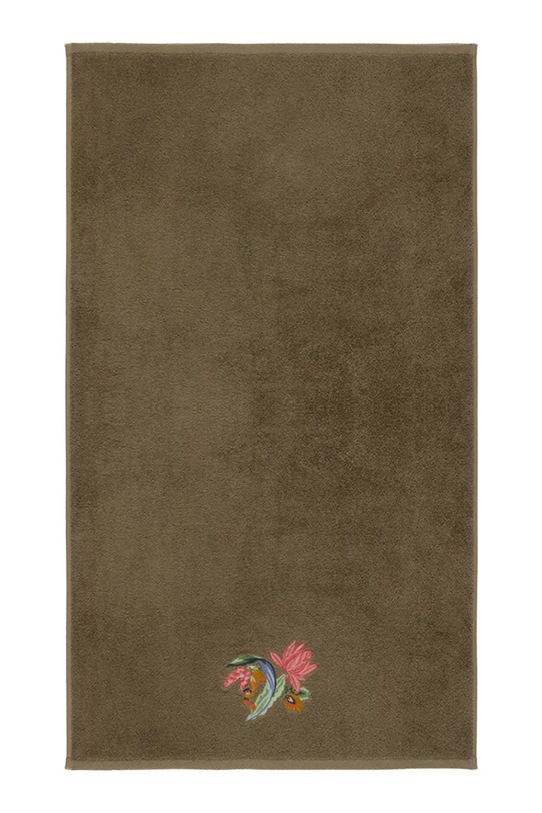 Yves Delorme kis pamut törölköző EZE 55 x 100 cm zöld 1063062