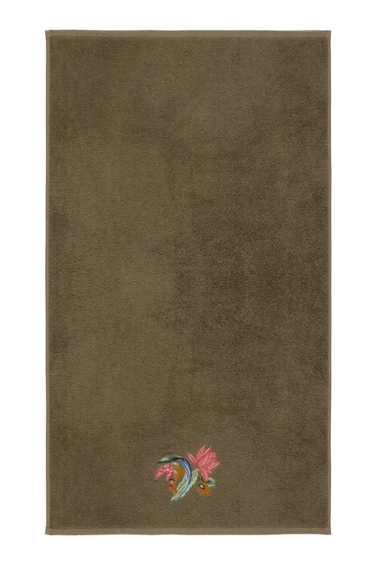 Yves Delorme kis pamut törölköző EZE 55 x 100 cm zöld 1063062