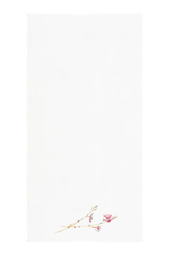Yves Delorme średni ręcznik z bawełną GAURA 70 x 140 cm biały 1068903