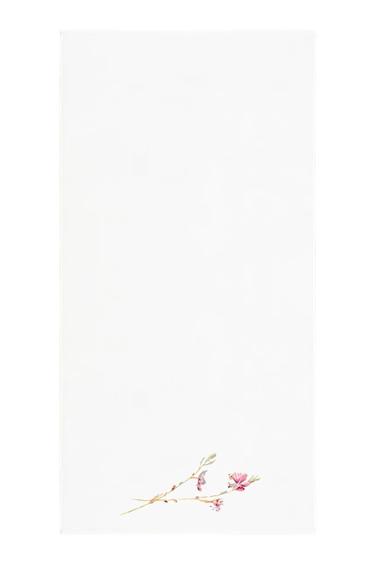Yves Delorme średni ręcznik z bawełną GAURA 70 x 140 cm biały 1068903