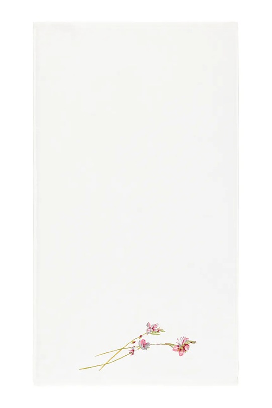 Yves Delorme mały ręcznik z bawełną GAURA 45 x 70 cm biały 1068904