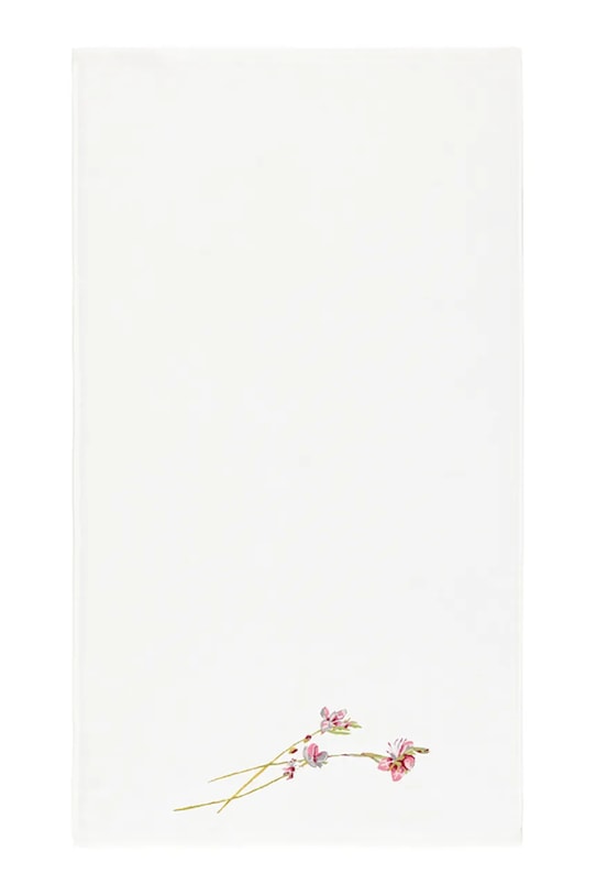 Yves Delorme mały ręcznik z bawełną GAURA 45 x 70 cm biały 1068904