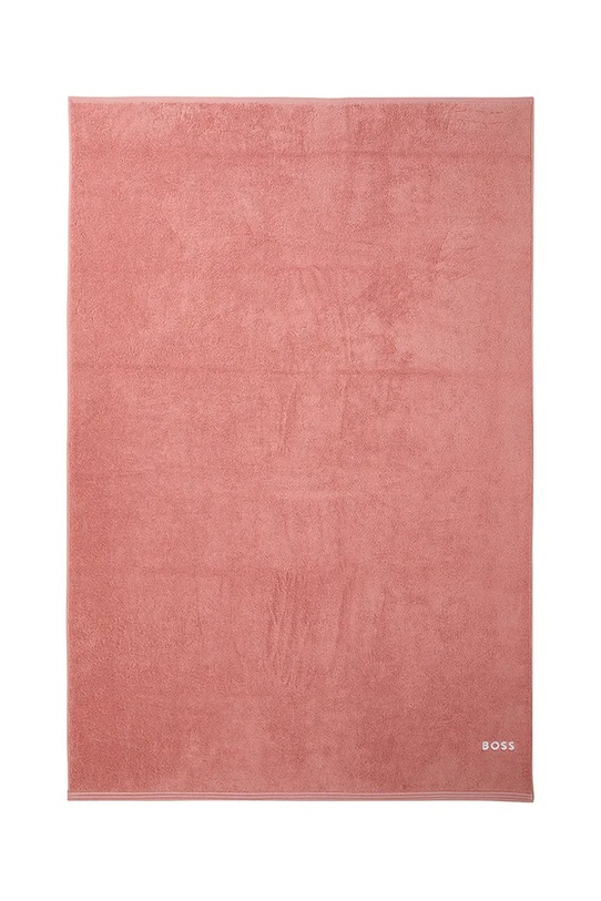 BOSS duży ręcznik bawełniany EDGE Blush 100 x 150 cm różowy 1063638
