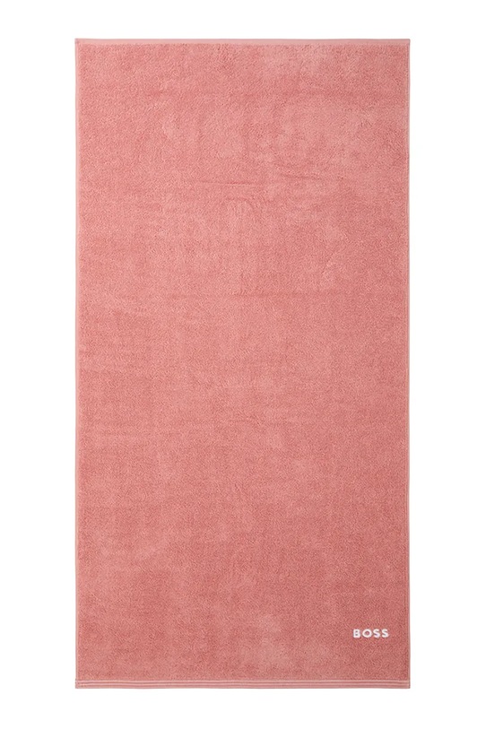 BOSS prosop mediu din bumbac EDGE Blush 70 x 140 cm roz 1063645