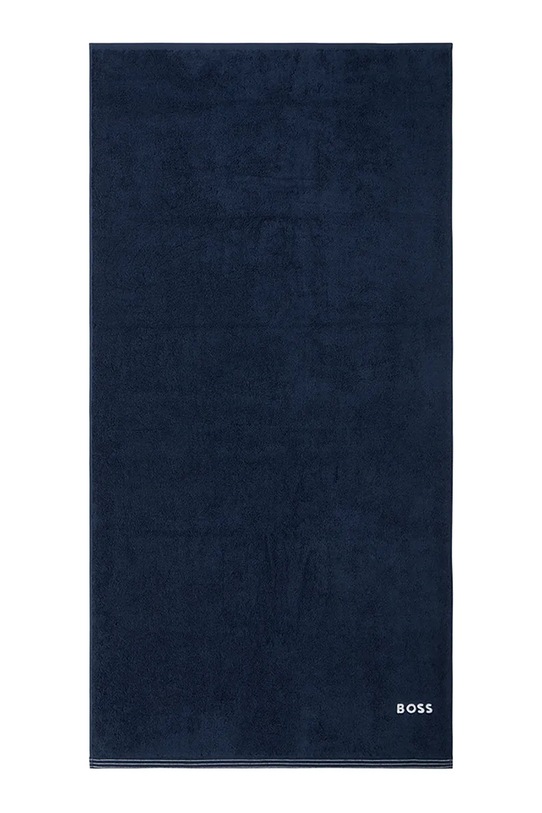 BOSS średni ręcznik bawełniany EDGE Galaxy 70 x 140 cm granatowy 1063657