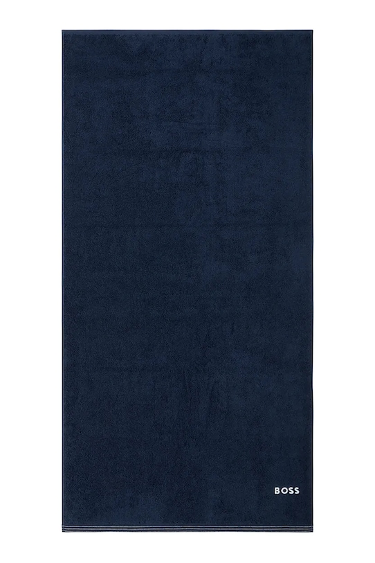 BOSS średni ręcznik bawełniany EDGE Galaxy 70 x 140 cm granatowy 1063657