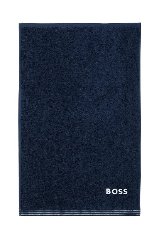 BOSS kis méretű pamut törülközőt EDGE Galaxy 40 x 60 cm sötétkék 1063651