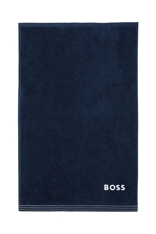 BOSS kis méretű pamut törülközőt EDGE Galaxy 40 x 60 cm sötétkék 1063651