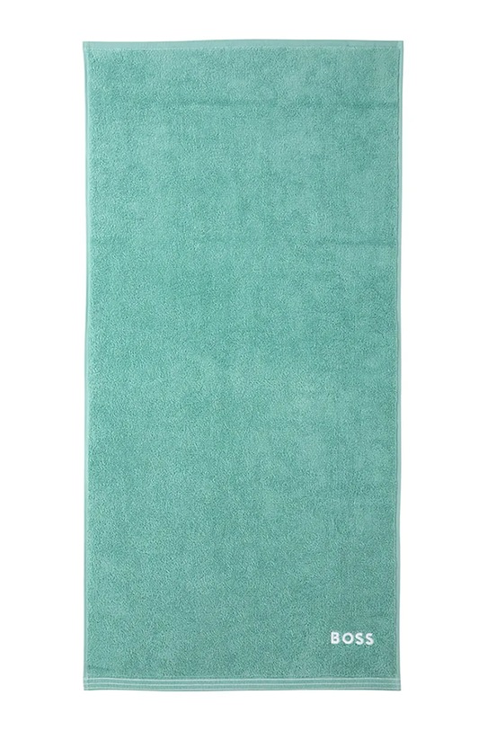 BOSS mały ręcznik bawełniany EDGE Lagoon 50 x 100 cm turkusowy 1063635
