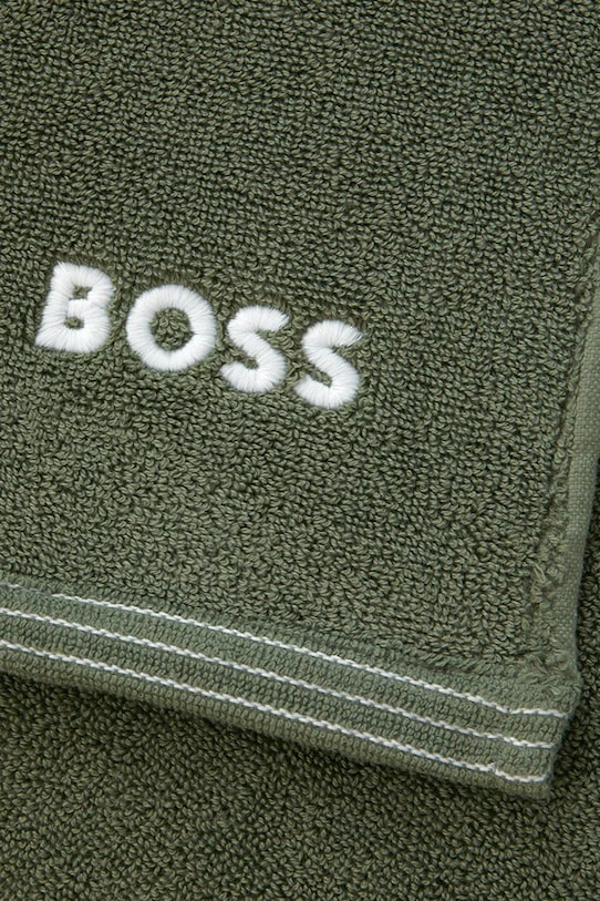 Łazienka BOSS duży ręcznik bawełniany EDGE Lichen 100 x 150 cm 1063534 zielony