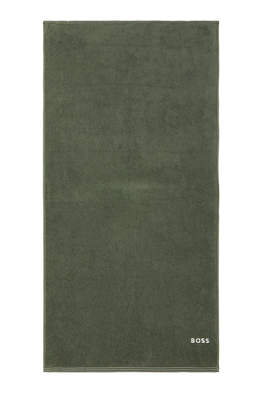 Μεσαία βαμβακερή πετσέτα BOSS EDGE Lichen 70 x 140 cm πράσινο 1063533