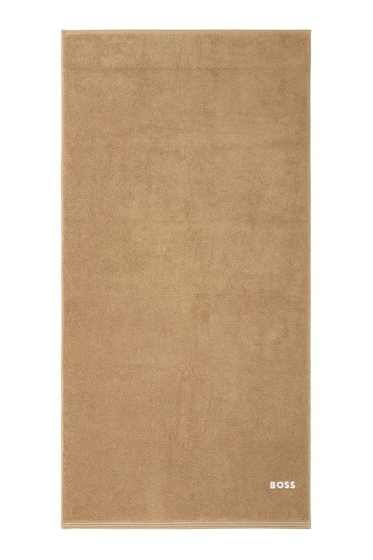 Stredný bavlnený uterák BOSS EDGE Pecan 70 x 140 cm béžová 1063664